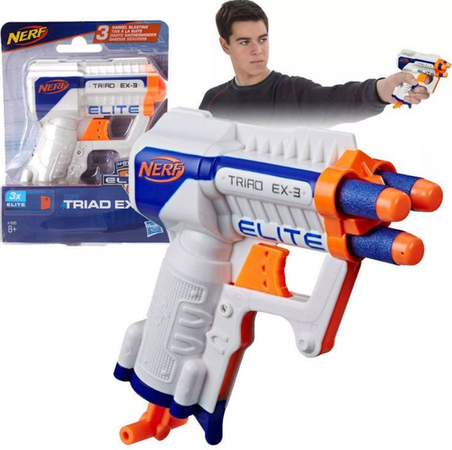 Nerf Zombie Strike Hammer pistol + 5 bullets ZA 4579