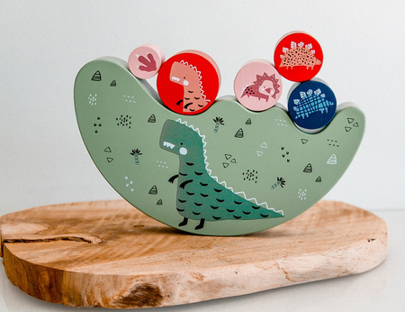 Gra zręcznościowa Apli Kids - Balansujące dinozaury