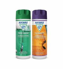 Zestaw NIKWAX Tech Wash + TX Direct Wash-In 2x300ml do prania odzieży technicznej