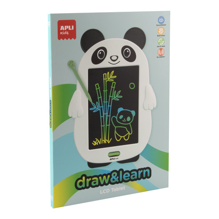 Magiczny tablet LCD do rysowania Apli Kids - Panda