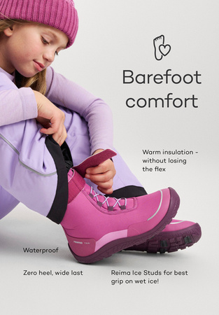 REIMA ReimaTec barefoot winter boots Talvella Junior