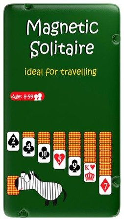 Podróżna gra magnetyczna The Purple Cow - Pasjans