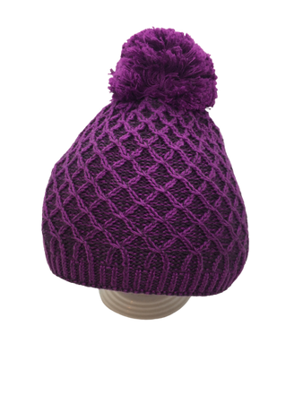 czapka zimowa Maximo Teens Girl ciemny fiolet