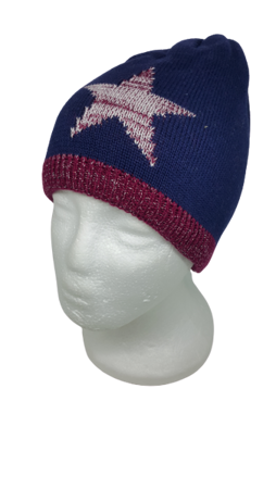 czapka zimowa Maximo Teens Girl ciemny fiolet