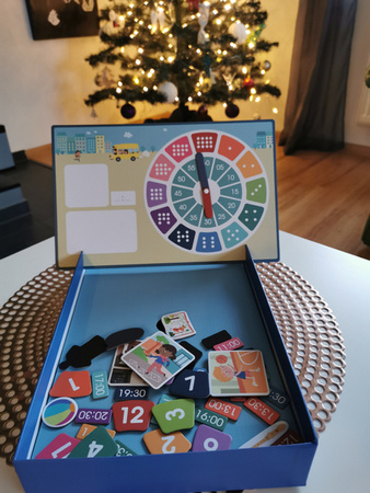 Magnetyczna układanka Apli Kids - Godziny