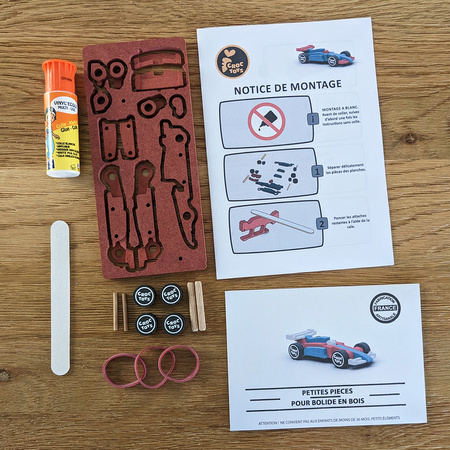 DIY Drewniany pojazd: 2 x Formuła | Croc Toys®