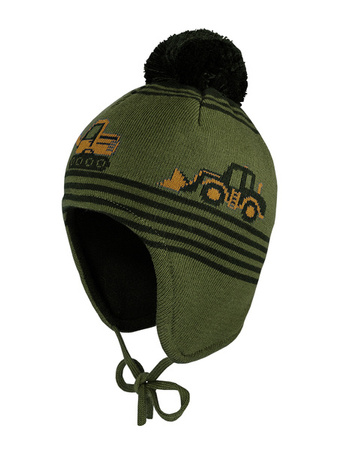 Czapka zimowa dziecięca Maximo Mini z troczkami