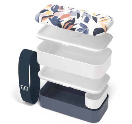 MB-Lunchbox Bento Original, Graphic Blue Veg