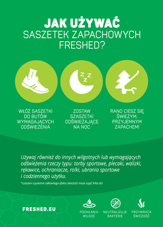 Saszetki odświeżające Freshed normal moro