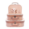 Zestaw walizek 3 szt z grafiką z króliczkiem | Egmont Toys®