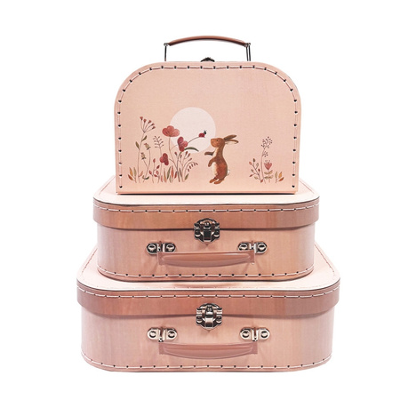 Zestaw walizek 3 szt z grafiką z króliczkiem | Egmont Toys®