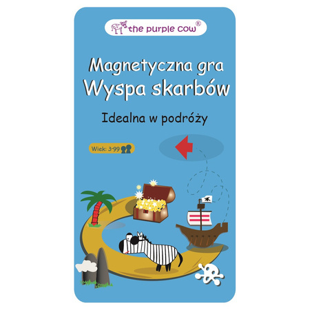 Podróżna gra magnetyczna The Purple Cow - Wyspa Skarbów