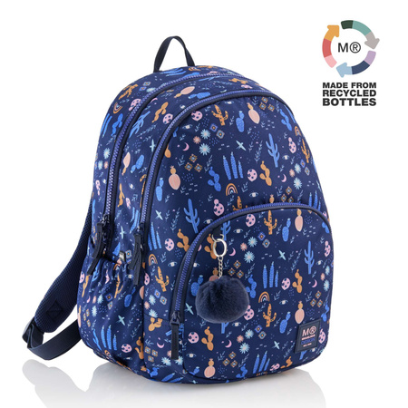 Plecak szkolny trzykomorowy Oslo Miquelrius - Desert 27L