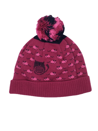 czapka zimowa Maximo Teens Girl ciemny fiolet