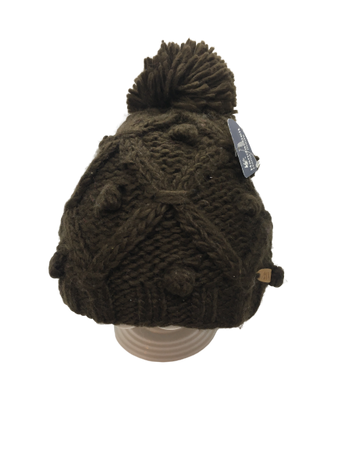 Czapka zimowa Maximo Kids z pomponem brązowa