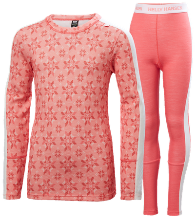 Helly Hansen JR GRAPHIC LIFA MERINO SET Baselayer