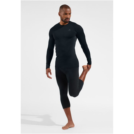 Bielizna termoaktywna Spodnie 3/4 ODLO PERFORMANCE WARM BL BOTTOM 3/4