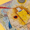 Puzzle Micro Gelb-Rot-Blau Kandinsky | Londji®