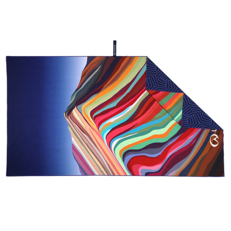 Ręcznik szybkoschnÄ
cy SoftFibre Recycled Lifeventure - Rainbow Mountain 150x90 cm
