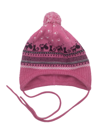 czapka zimowa Maximo Teens Girl ciemny fiolet