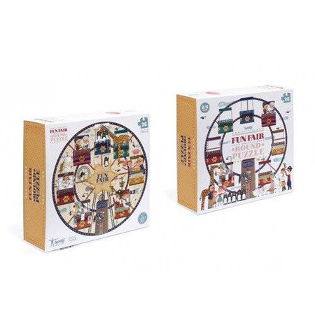 Puzzle dla dzieci, Fun Fair, Radosna Przejażdżka | Londji®