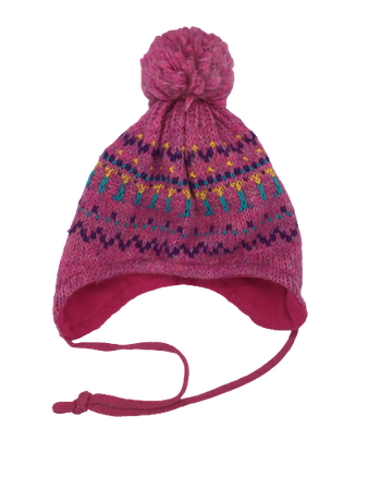 Czapka zimowa przejściowa Maximo Baby z troczkami 