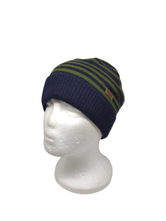 Czapka przejściowa, zimowa Maximo Kids w paski