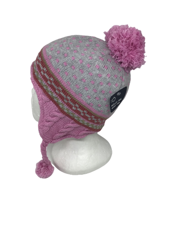 Czapka zimowa MAXIMO Mini z troczkami i pomponem