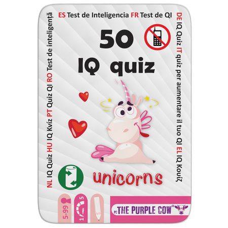 Podróżne łamigłówki The Purple Cow - 50 IQ Jednorożce