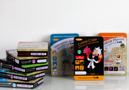 Zestaw do robienia eksperymentów The Purple Cow - Magiczne lustra