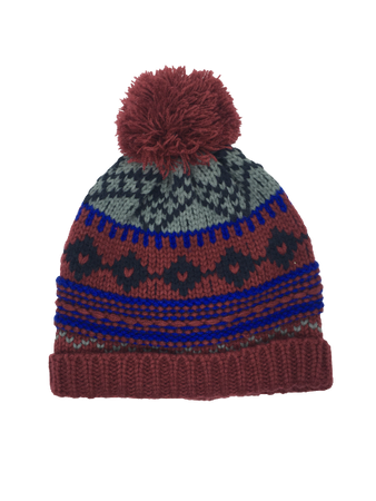 czapka zimowa Maximo Teens Girl ciemny fiolet