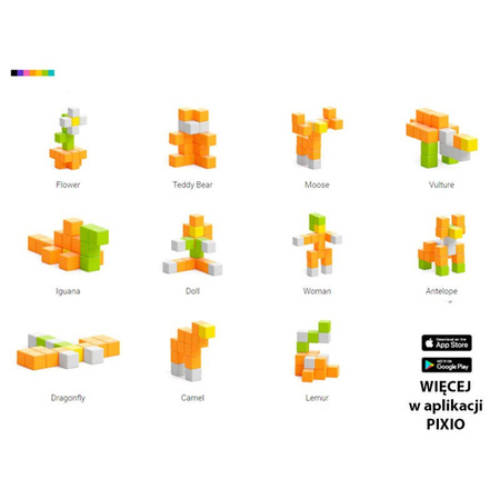 Klocki Pixio 24 Flower | Story Series | Pixio®