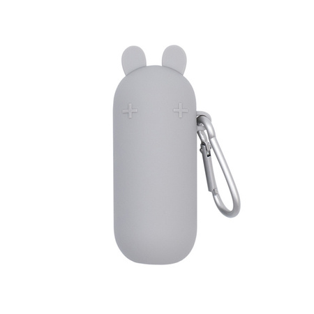 Silikonowa słomka do Bubble Tea w etui We Might Be Tiny - Grey