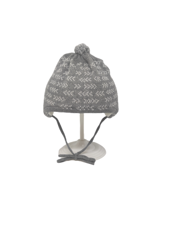 Czapka zimowa przejściowa Maximo Baby z pomponem i troczkami
