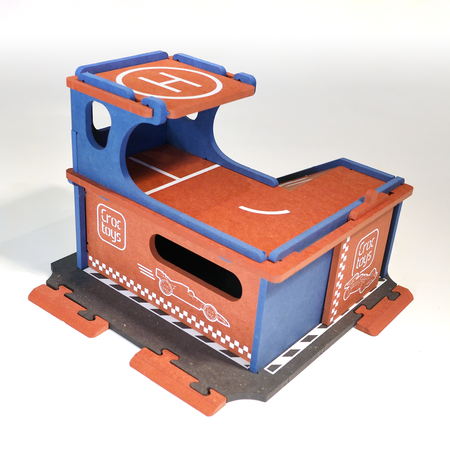 DIY Garaż pit-stopowy i tor wyścigowy | Croc Toys®