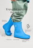 Barefoot rain boots Reima Ankka Cool blue