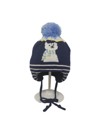 czapka zimowa Maximo Teens Girl ciemny fiolet