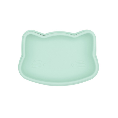 Zamykany silikonowy pojemnik Kotek We Might Be Tiny - Minty Green