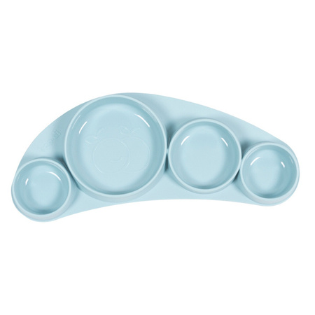 Silikonowy talerz Tiny Tapas Koo-di - Spring Water