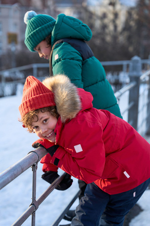 Reimatec down jacket REIMA Serkkula Tomato red