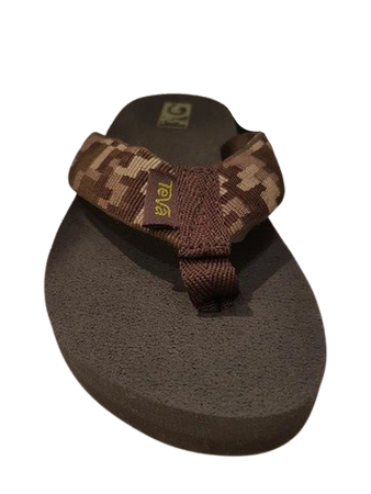 Japonki TEVA Kid's Mush II khaki/brąz wzór