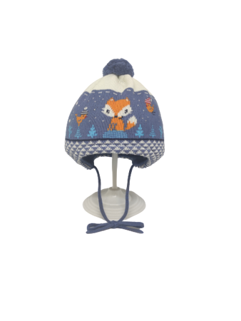 czapka zimowa Maximo Teens Girl ciemny fiolet