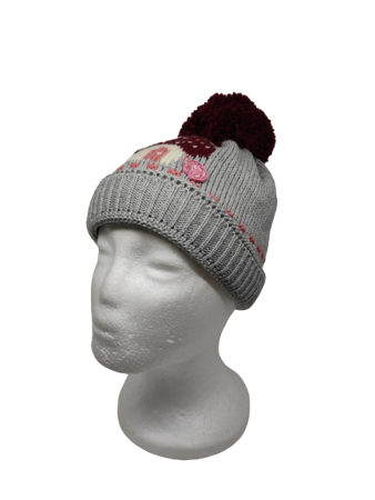 czapka zimowa Maximo Teens Girl ciemny fiolet