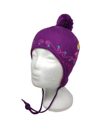 czapka zimowa Maximo Teens Girl ciemny fiolet