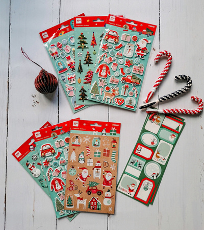 Etykiety świąteczne Apli Kids - Święta