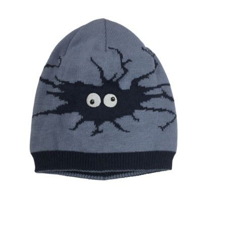 Czapka przejściowa dwustronna Maximo Kids szary niebieski