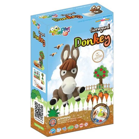 Jumping Clay | Zestaw kreatywny Farma - Osiołek