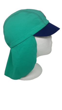 Czapka dziecięca z daszkiem i osłoną na kark Maximo UV