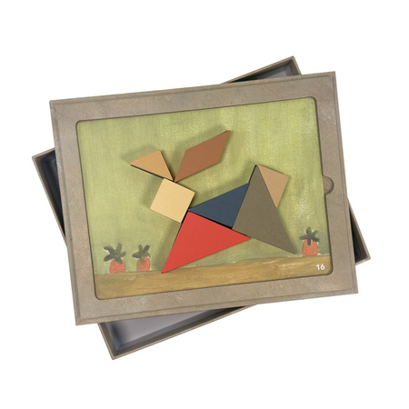 Gra magnetyczna - układanka, Tangram | Egmont Toys®