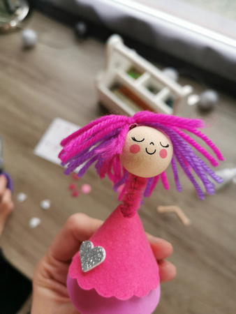 Zestaw artystyczny Apli Kids - Różowa Księżniczka